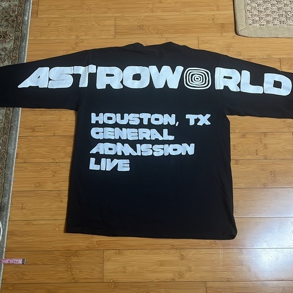 Travis Scott Eye Long Sleeve Astroworld FW19 Tee Shirt medium - Picture 7 of 8